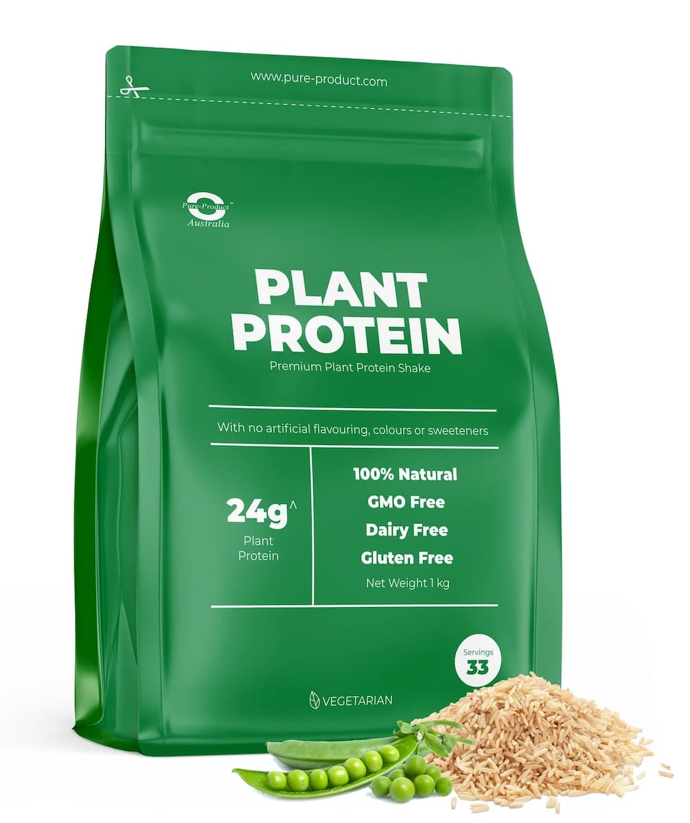 Pure Product Australia Plant Protein Powder Unflavoured 1Kg