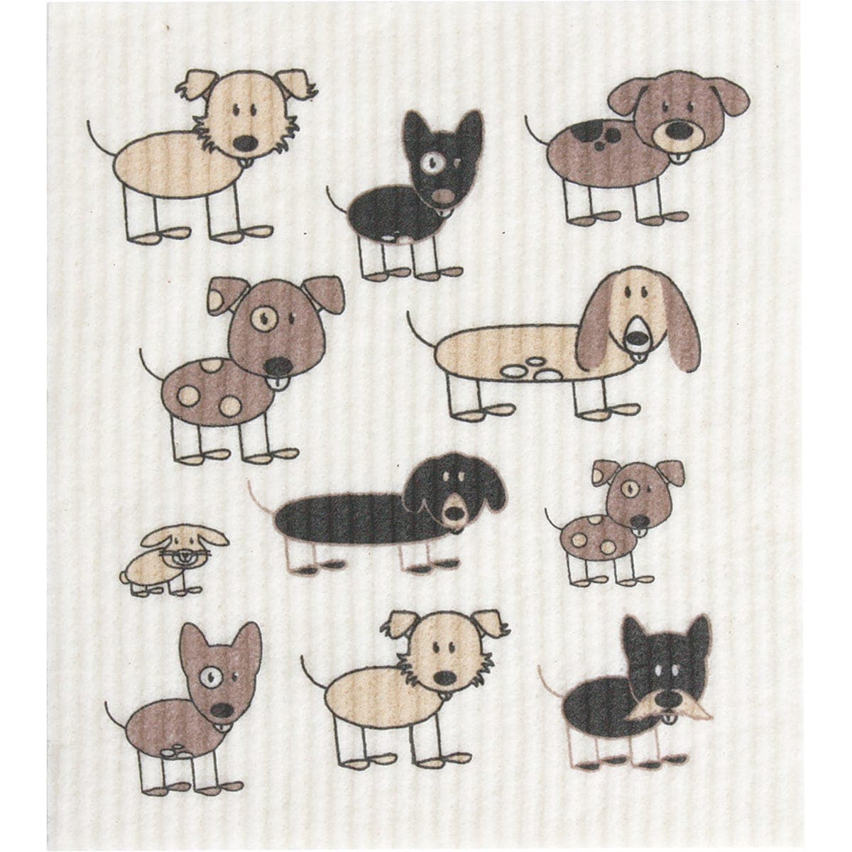 Retrokitchen Compostable Sponge Cloth Dogs