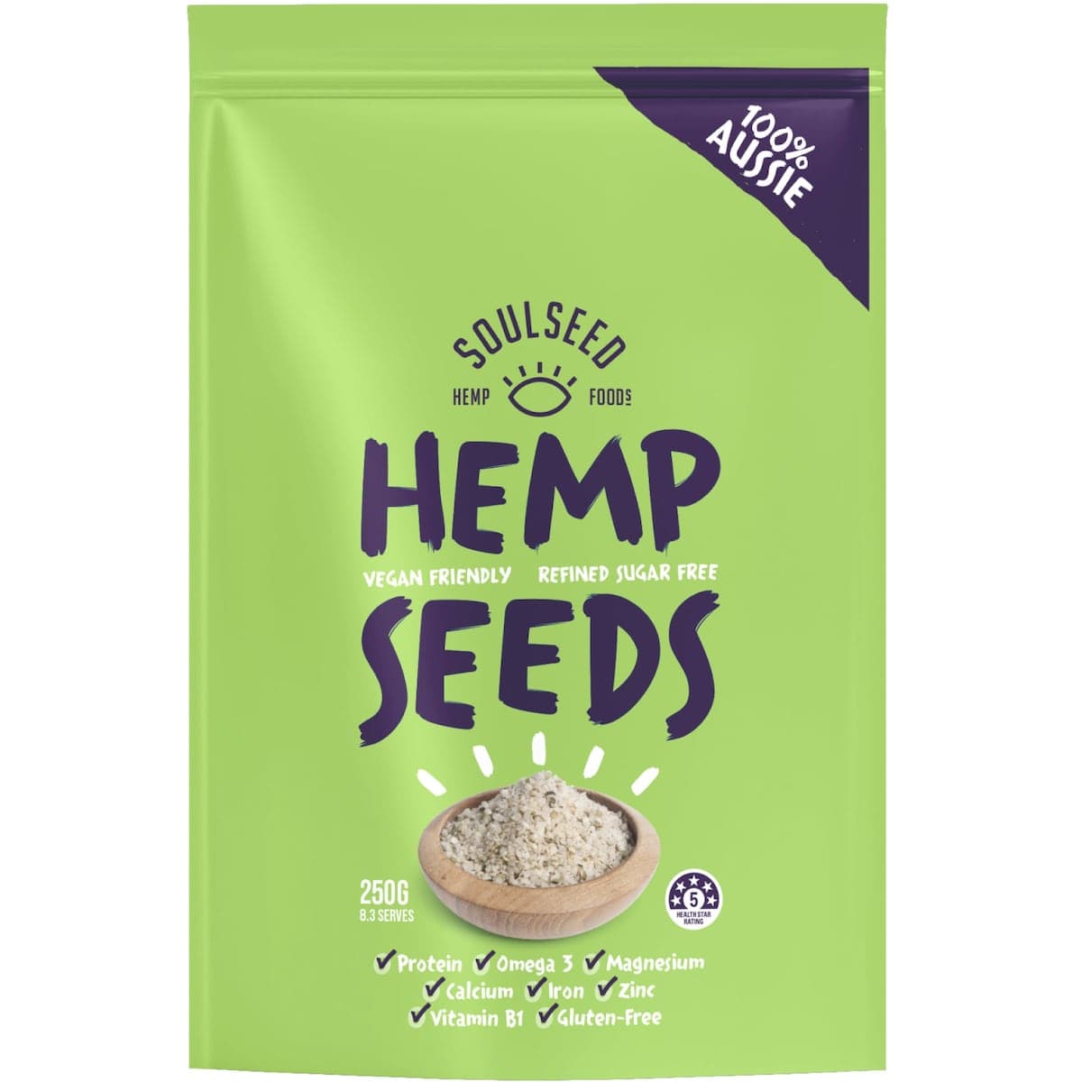 Soul Seed Hemp Seeds 250g