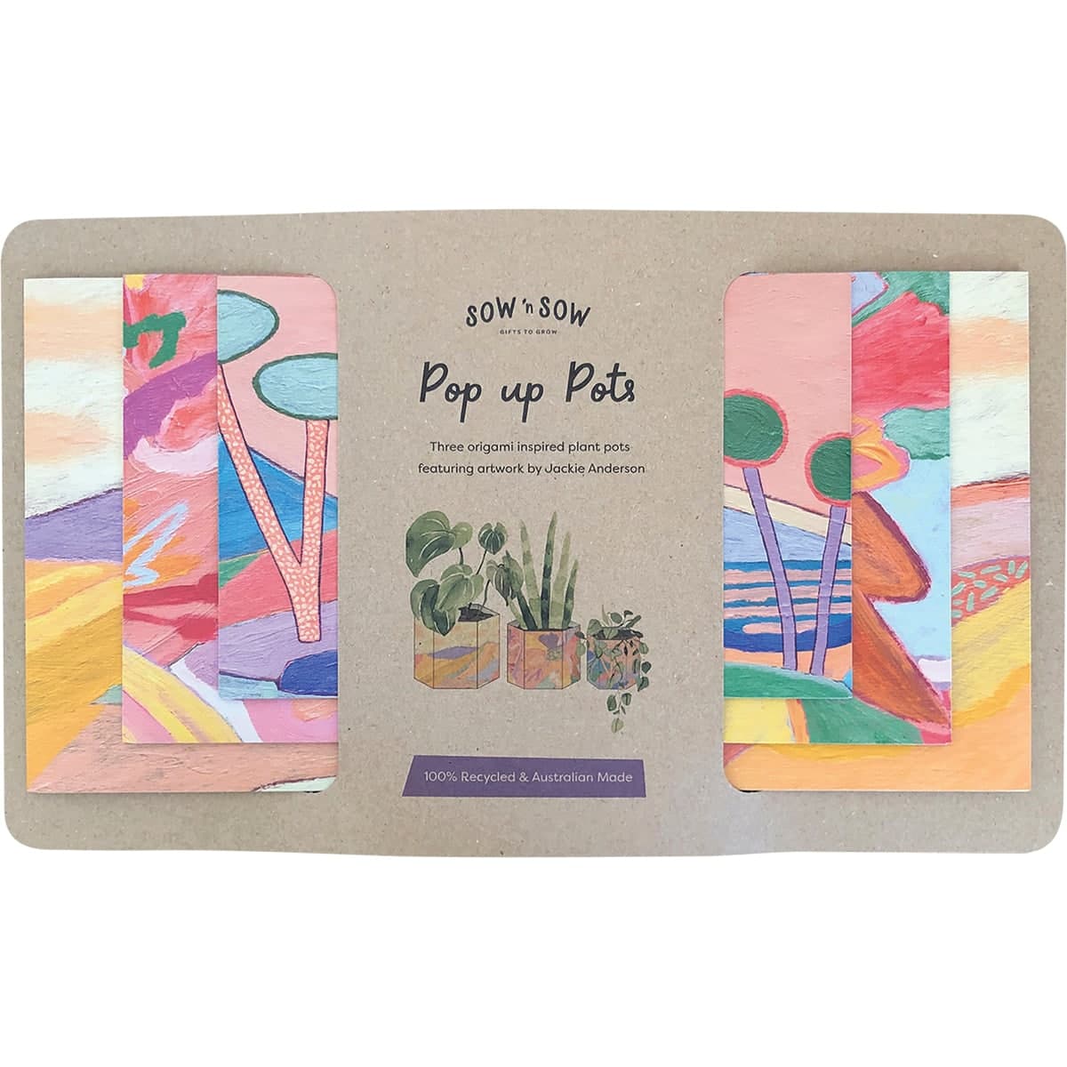 Sow 'n Sow Pop Up Pots 3 Pack