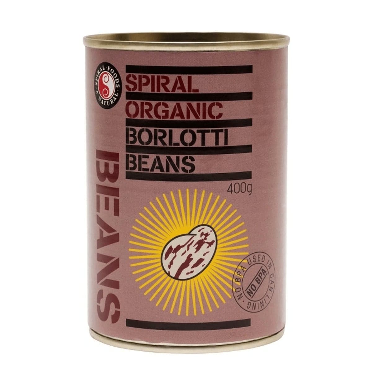 Spiral Organic Borlotti Beans 6 x 400g