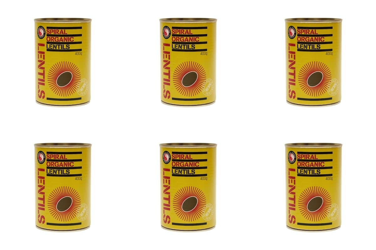 Spiral Organic Lentils 6 x 400g