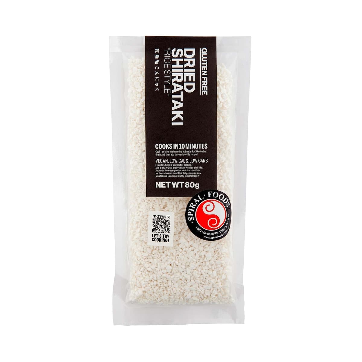 Spiral Shirataki Rice 80g