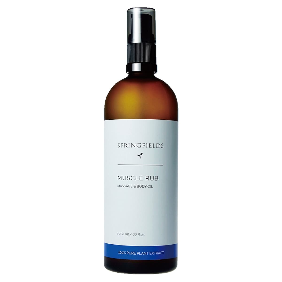 Springfields Muscle Rub Massage & Body Oil 200ml