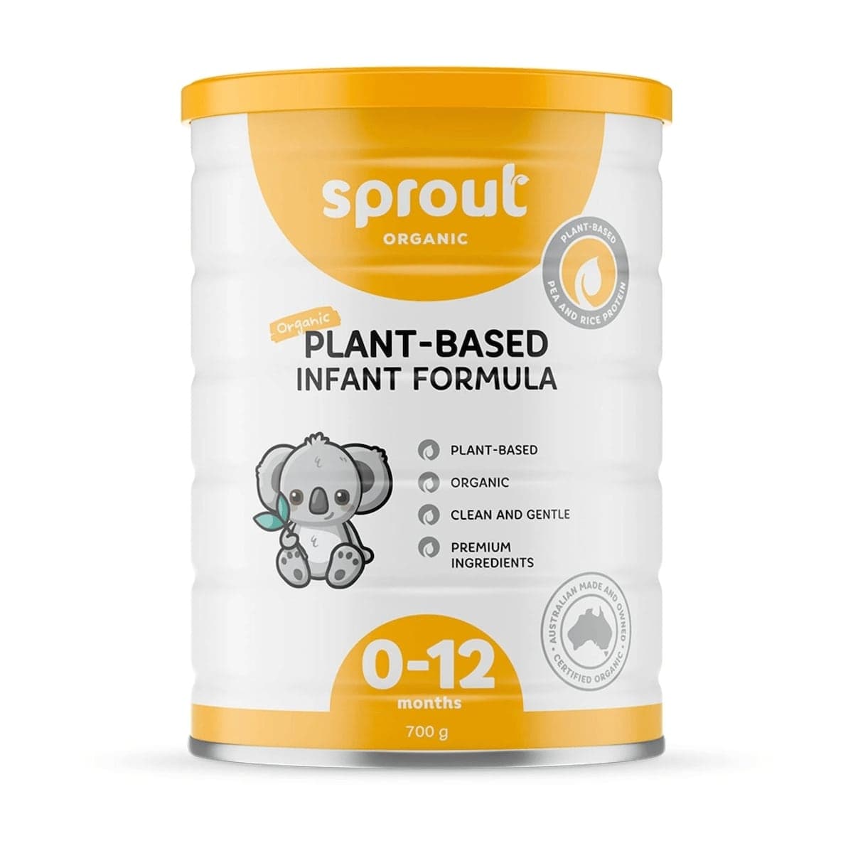 Sprout Organic Plant Based Infant Formula 0-12 Months 700g
