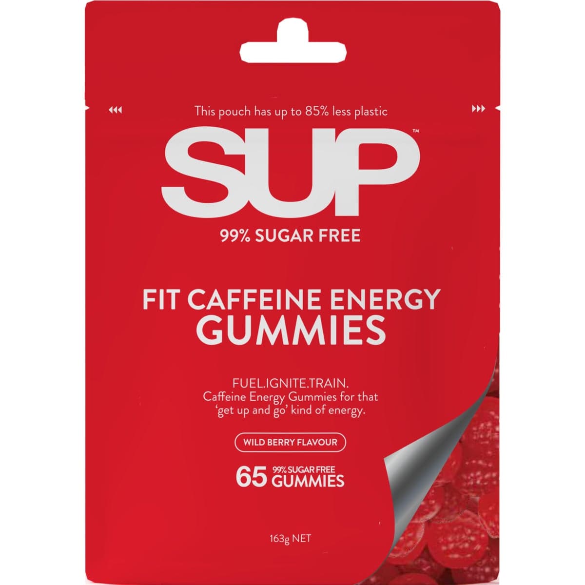 SUP Fit Caffeine Energy Gummies 65 Pack