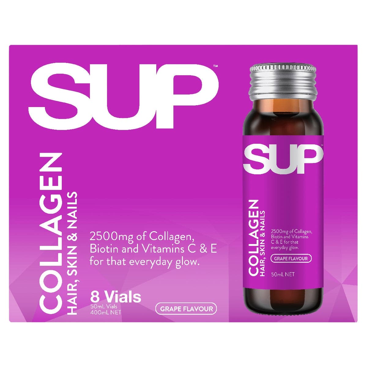 SUP Shots Collagen Hair Skin & Nails 8 x 50ml