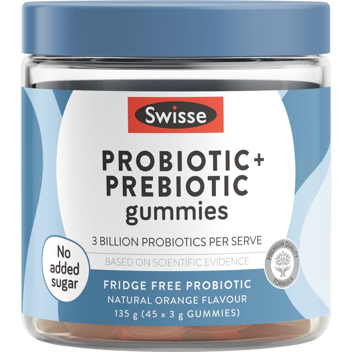 Swisse Adult Probiotic & Prebiotic Gummies 45 Pack