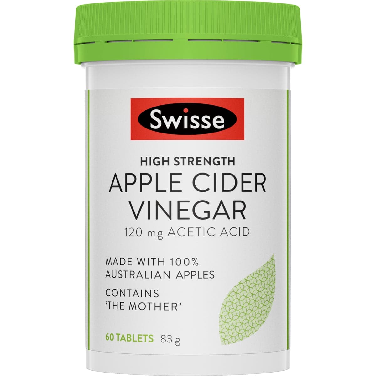 Swisse High Strength Apple Cider Vinegar 60 Tablets