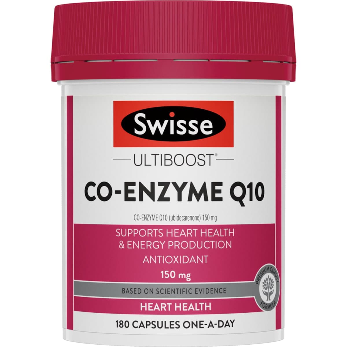 Swisse Ultiboost Co Enzyme Q10 150mg - 180 Capsules