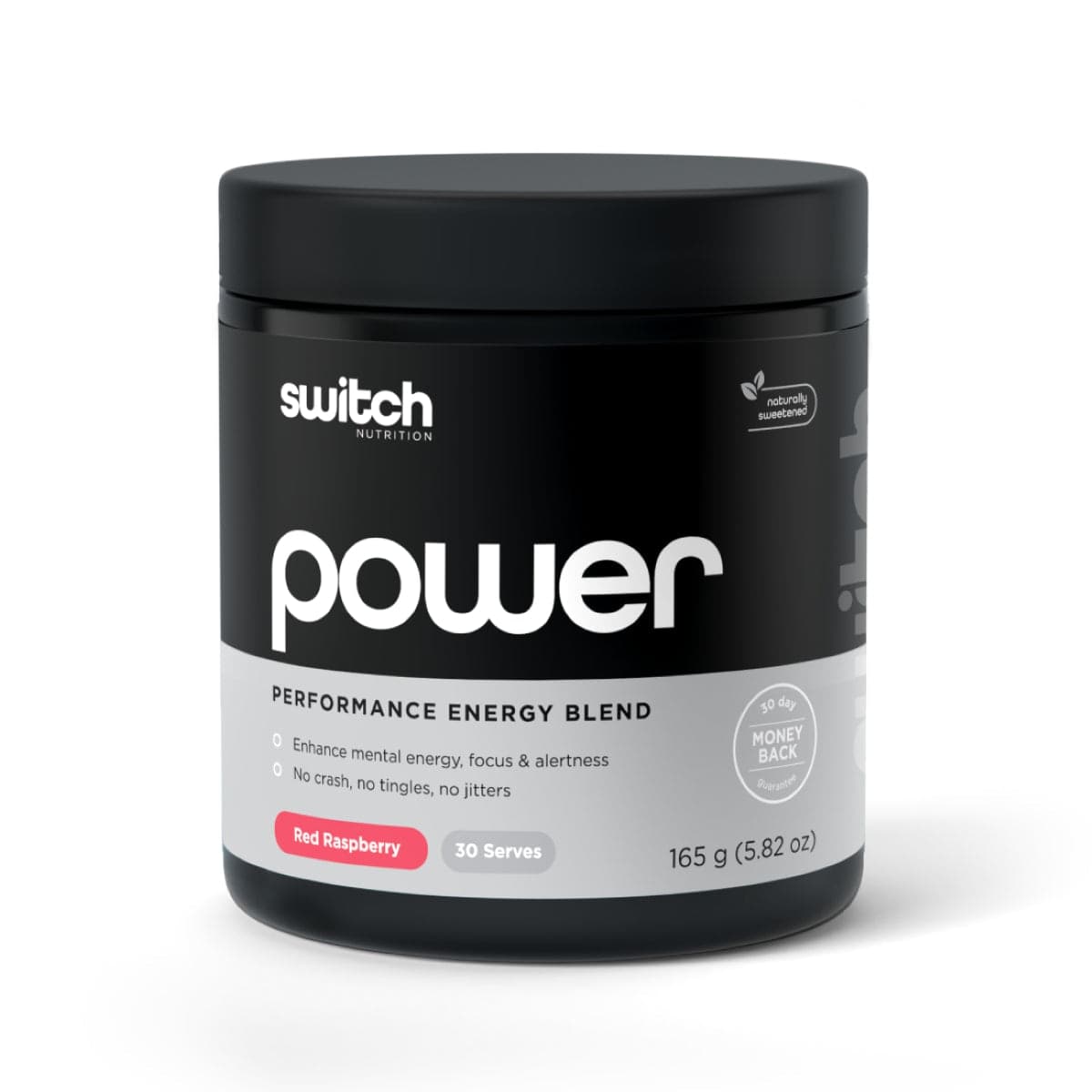 Switch Nutrition Power Performance Energy Pre-Workout Red Raspberry 165g