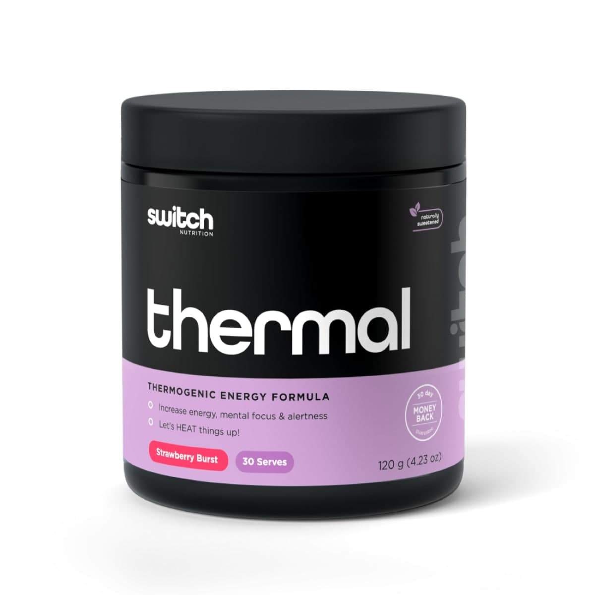 Switch Nutrition Thermal Thermogenic Energy Formula Strawberry Burst 120g