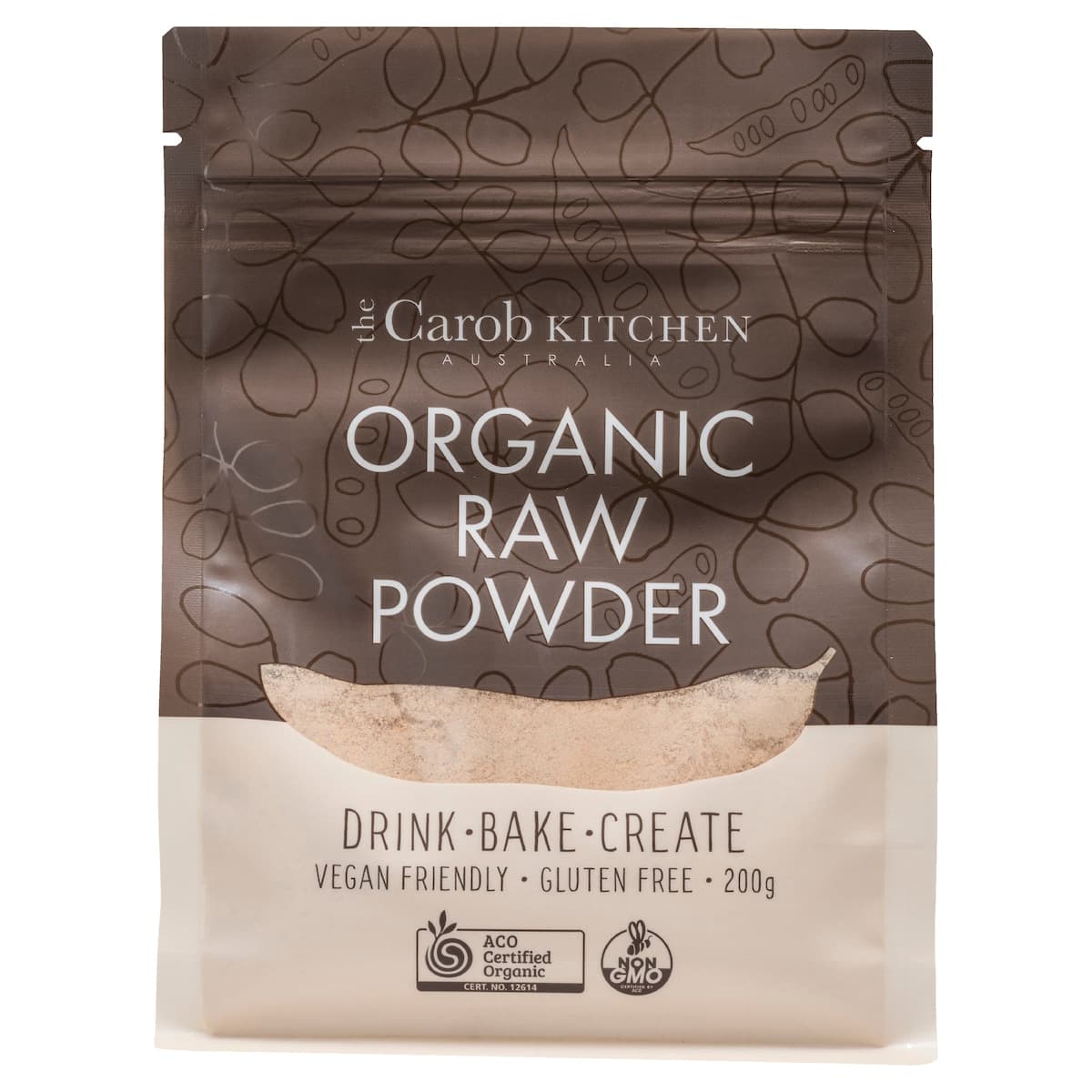 The Carob Kitchen Organic Raw Carob Powder 200g