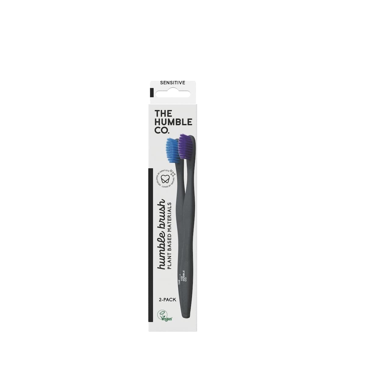 The Humble Co Soft Adult Plant Based Toothbrush Mixed Colours 2 Pack