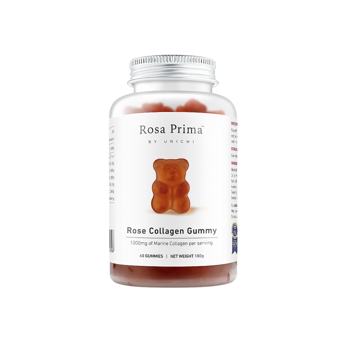 Unichi Rose Collagen Gummies 60 Pack