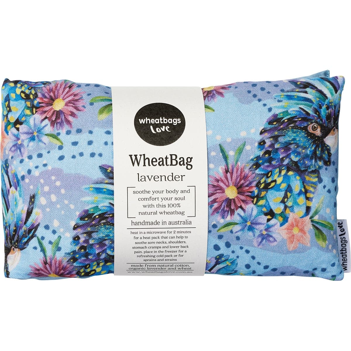 Wheatbags Love Wheatbag Blue Cockatoo (Lavender Scented)