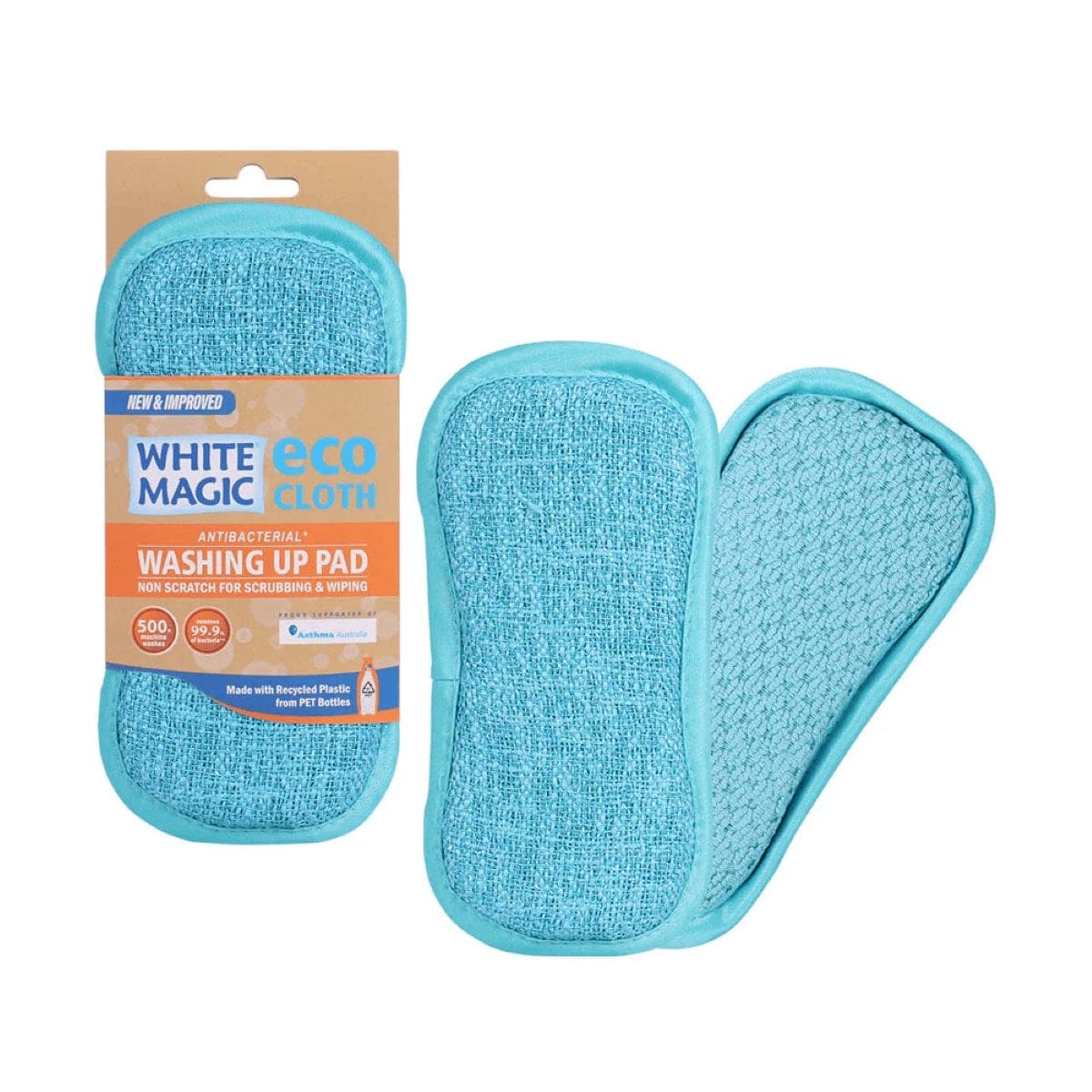 White Magic Washing Up Pad Sea Blue 1 Pack