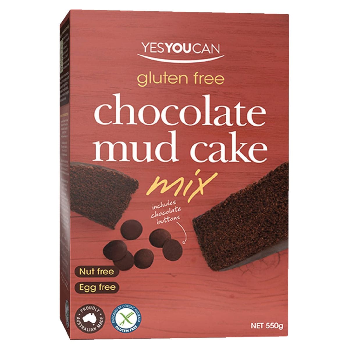 YesYouCan Chocolate Mud Cake Mix 550g
