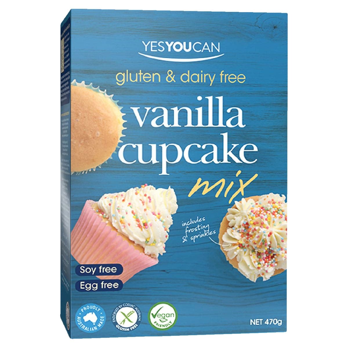 YesYouCan Vanilla Cupcake Mix 470g
