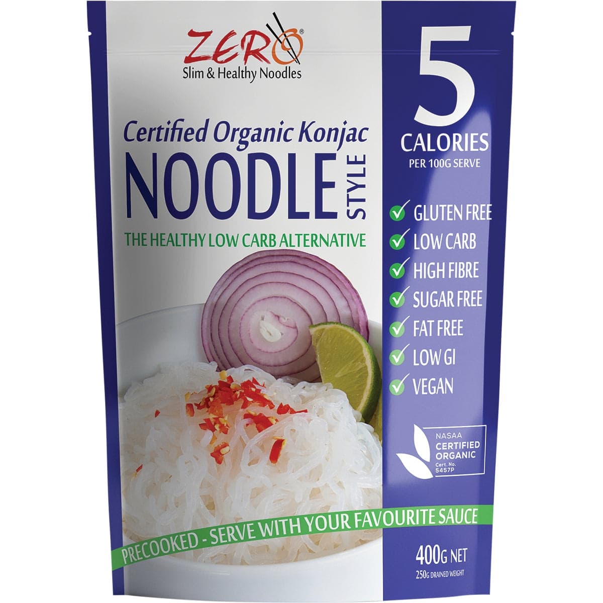 Zero Slim & Healthy Konjac Noodles 400g