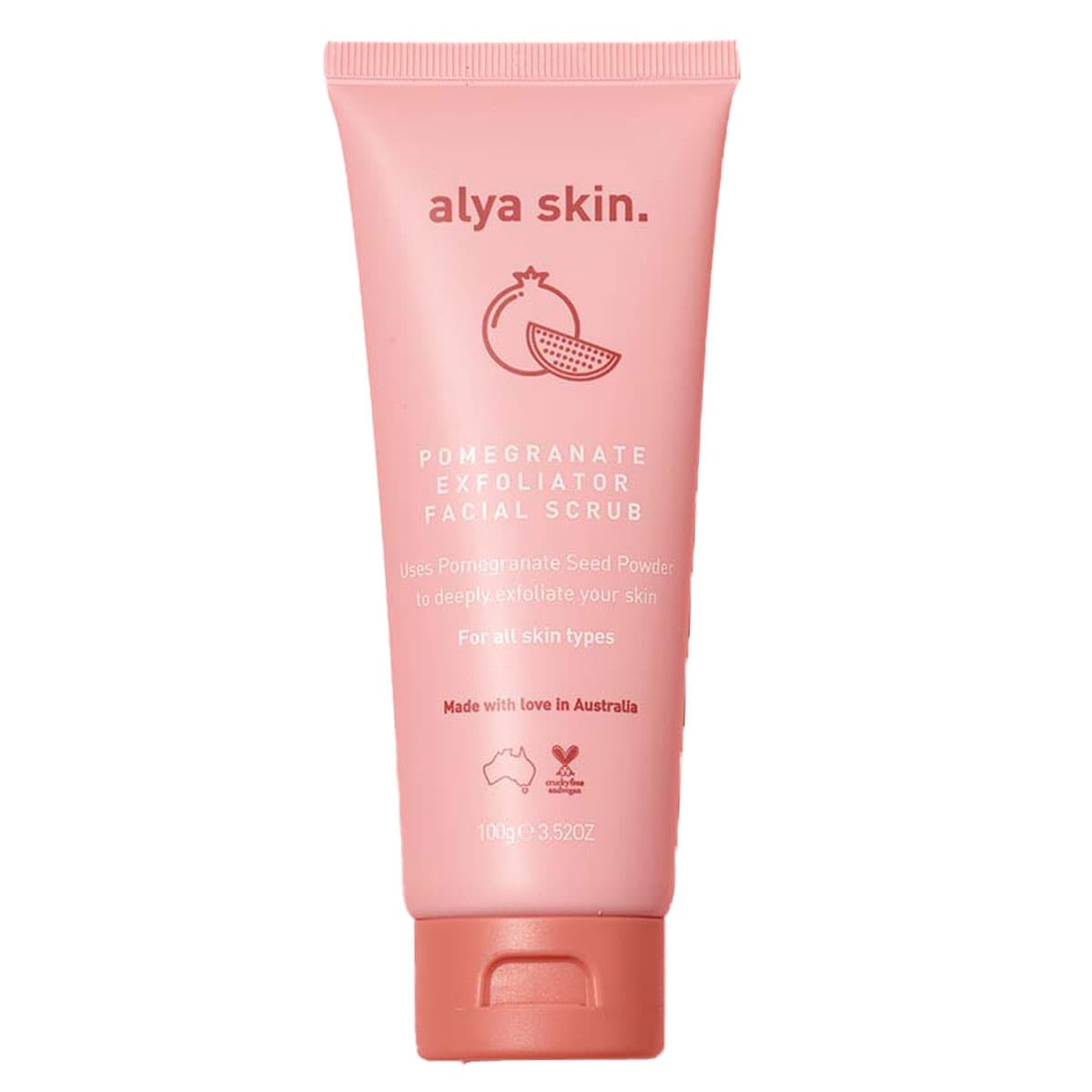 Alya Skin Pomegranate Facial Exfoliator 100g