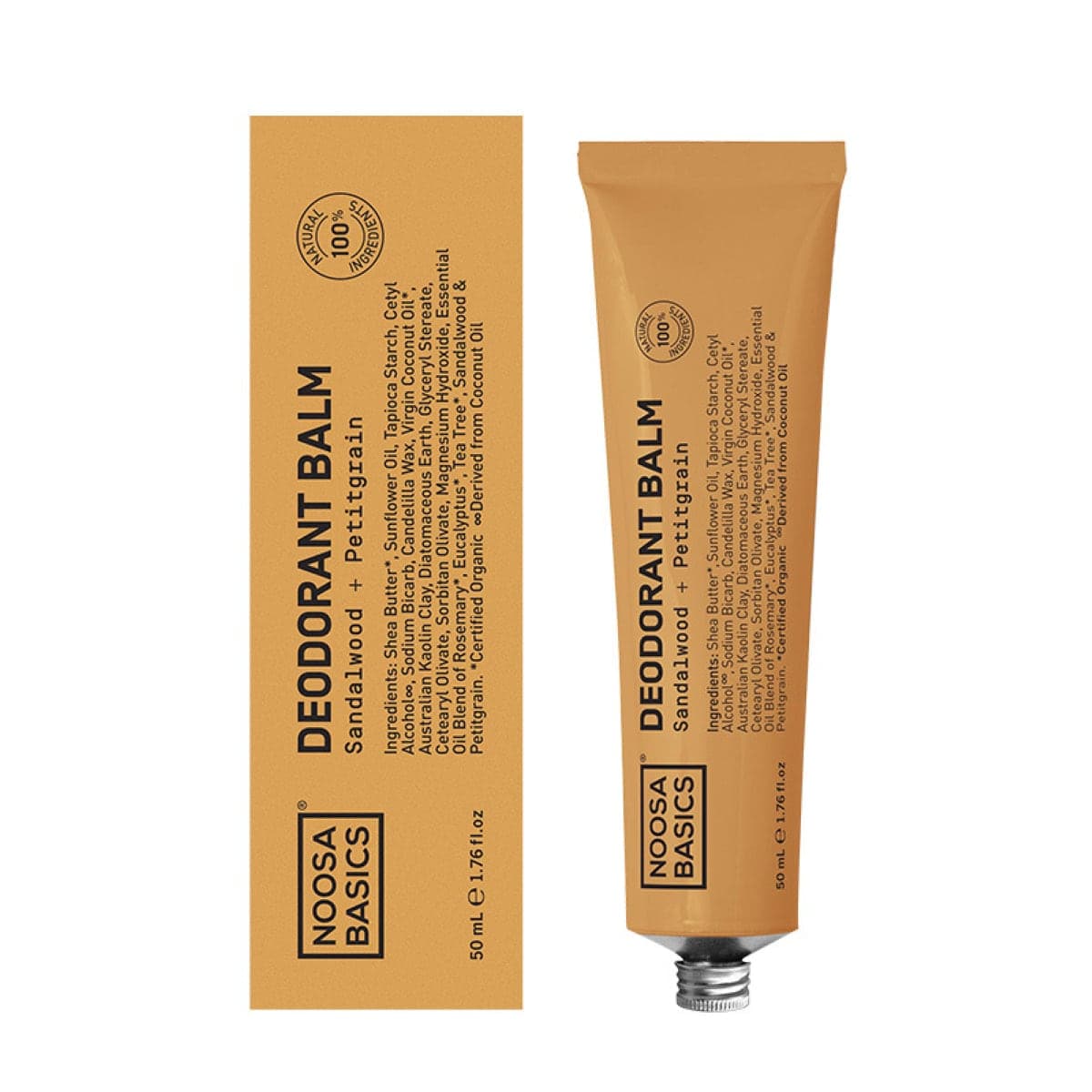 Noosa Basics Deodorant Balm Sandalwood + Petitgrain 50ml