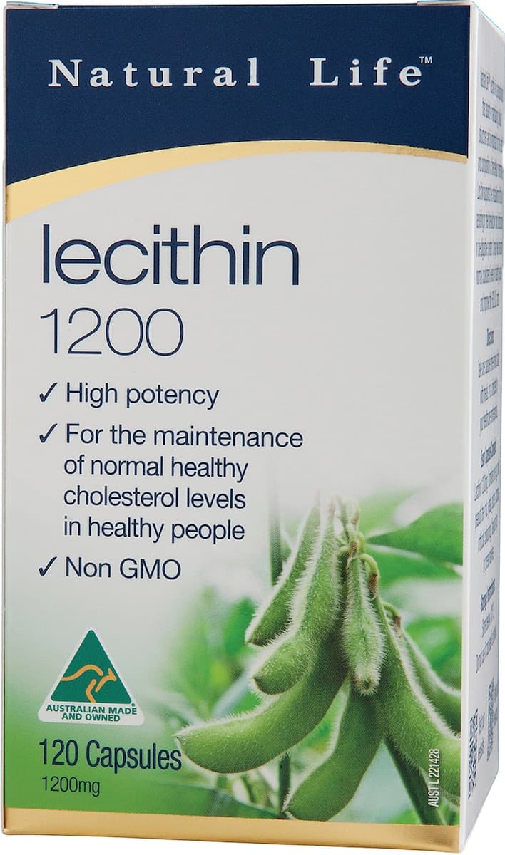 Natural Life Lecithin 1200mg 120 Capsules