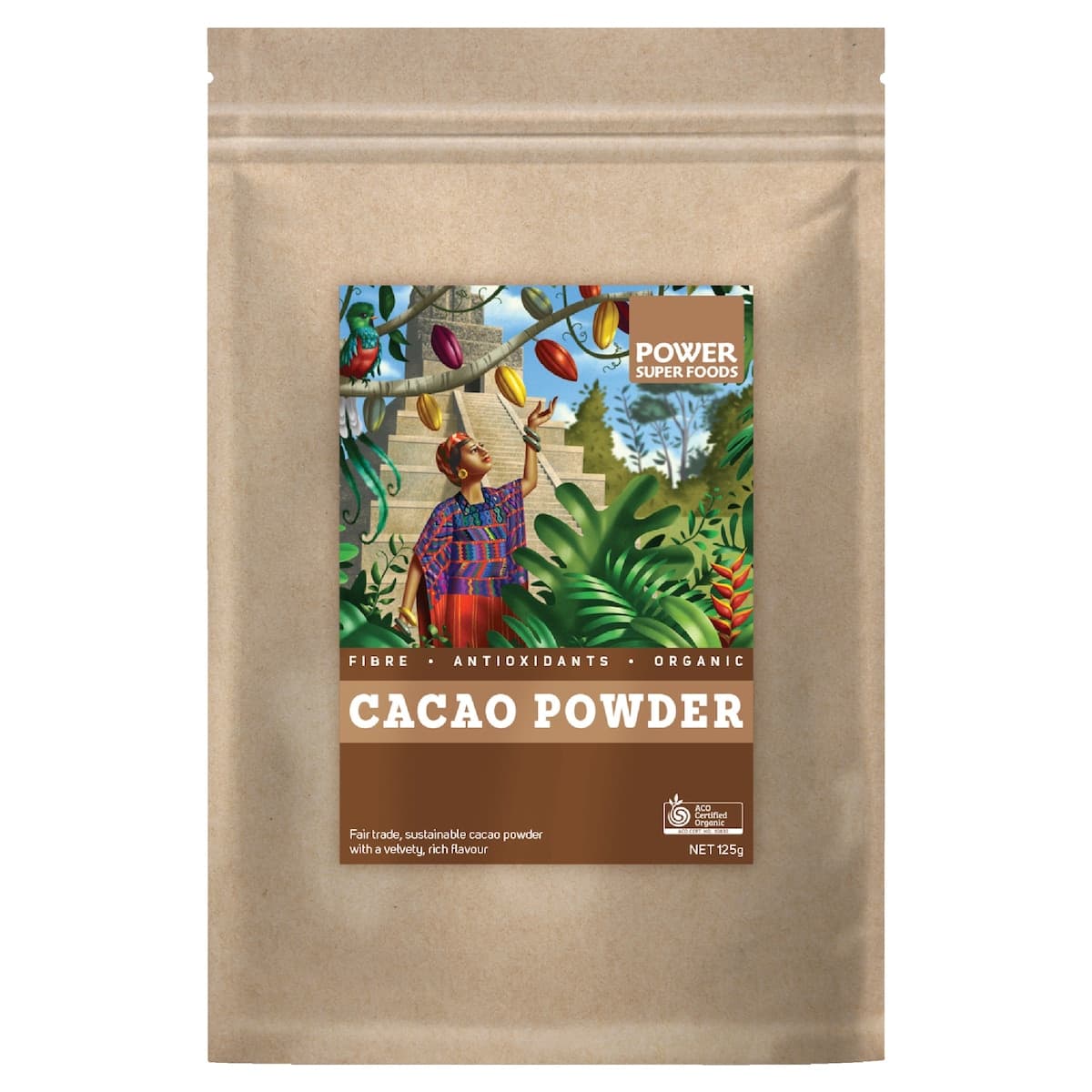 Power Super Foods Organic Cacao Powder 250g