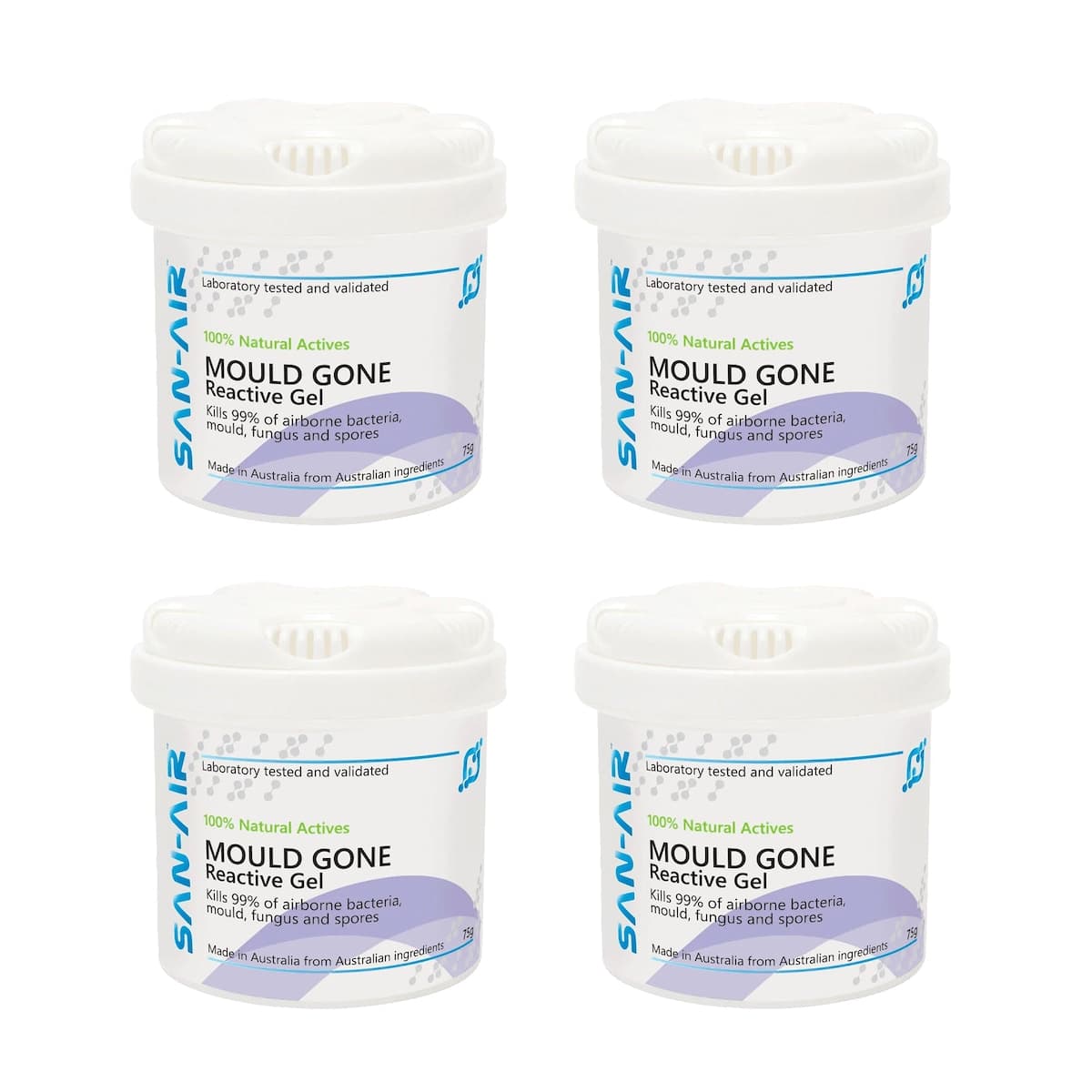 San-Air Mould Gone Gel Tubs 4 x 75g