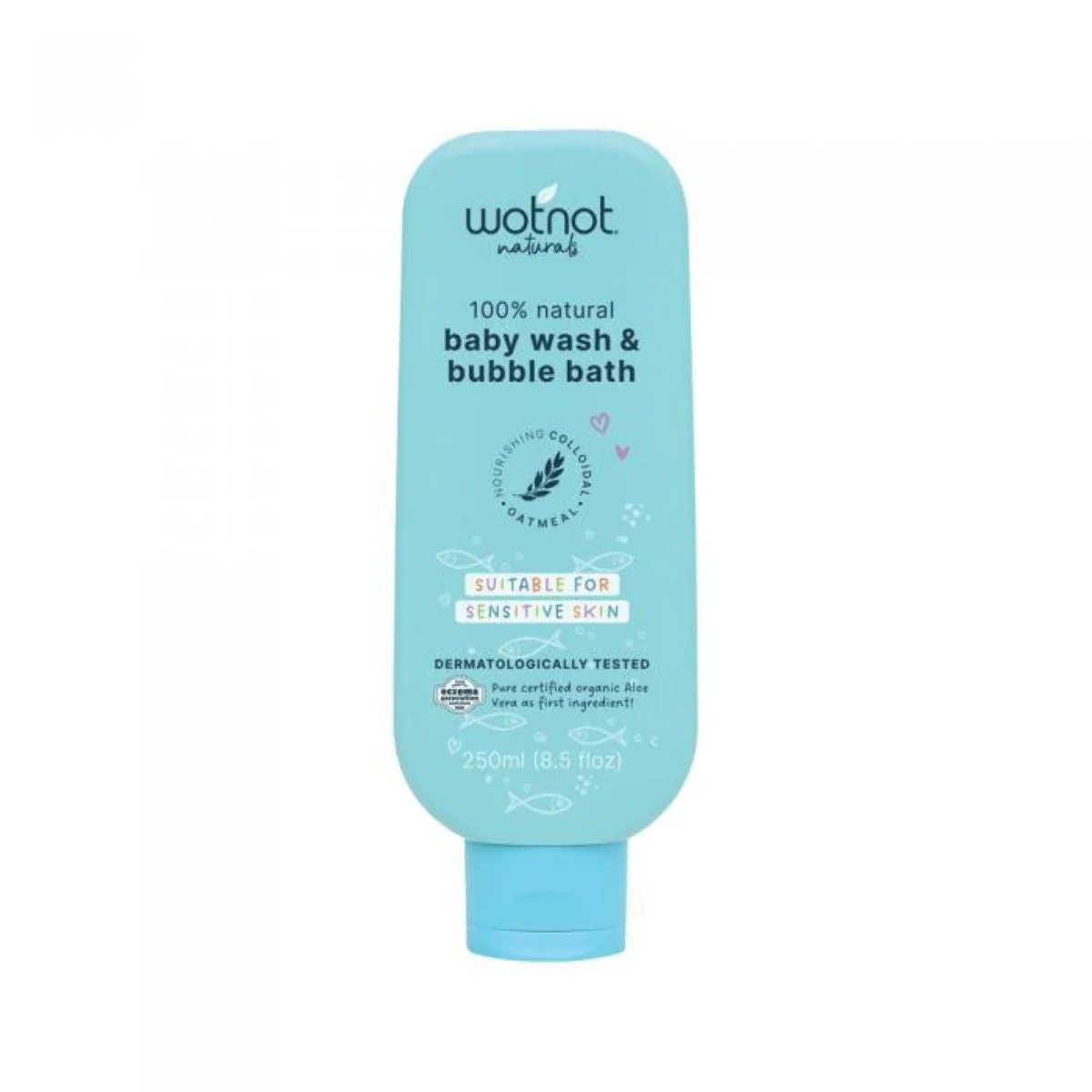 Wotnot Baby Natural Baby Wash & Bubble Bath 250ml