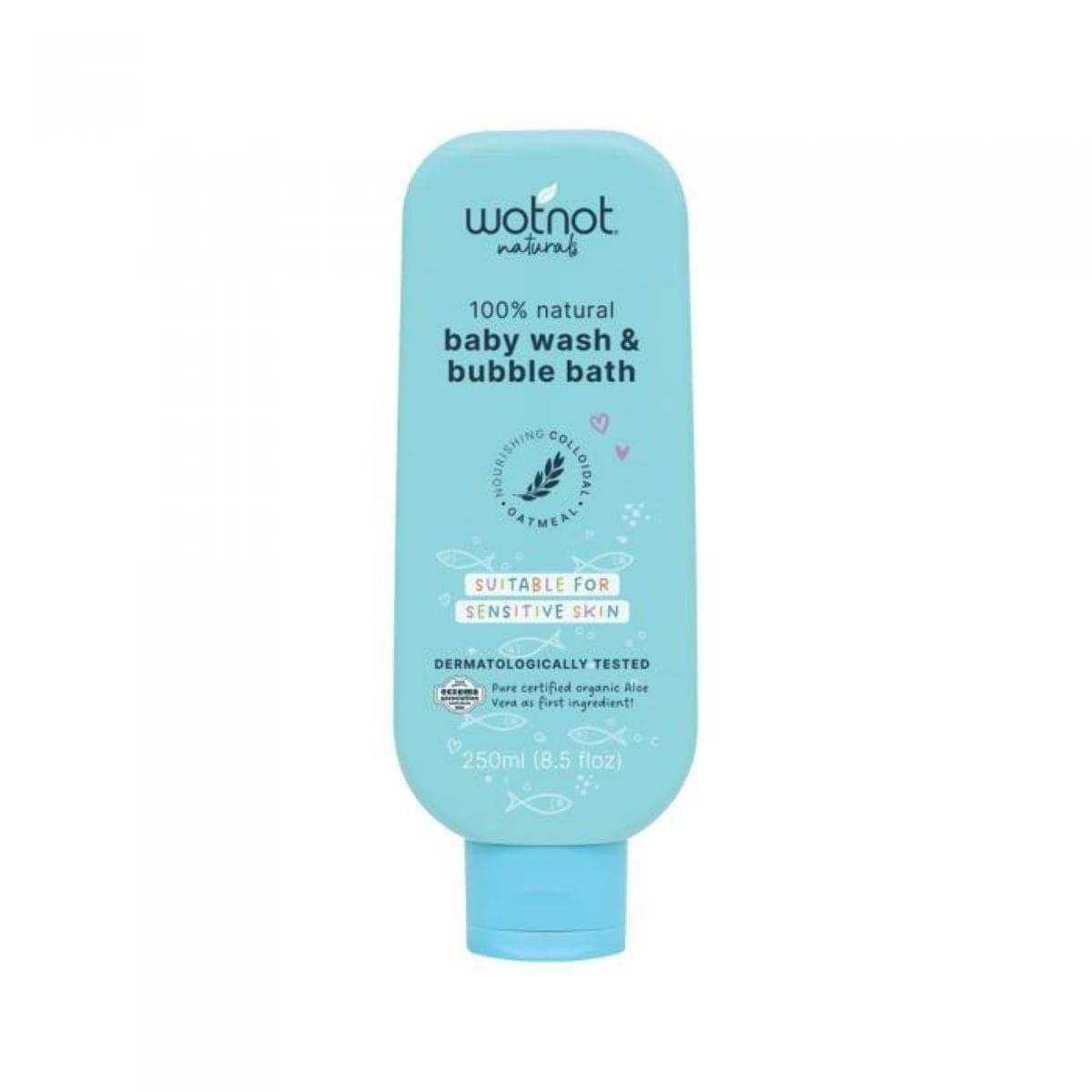 Wotnot Baby Natural Baby Wash & Bubble Bath 250ml