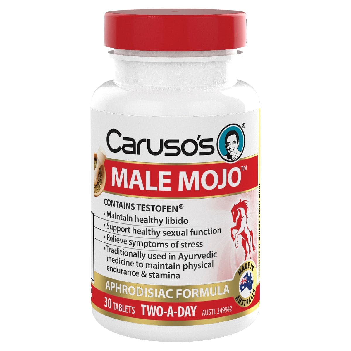 Carusos Male Mojo 30 Tablets