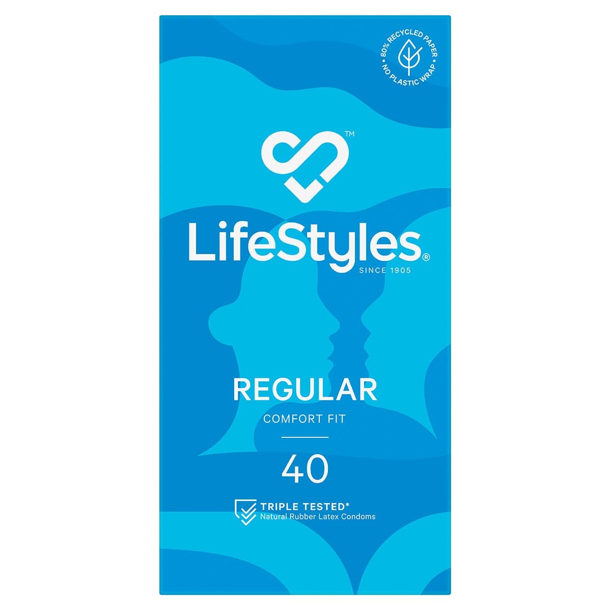 LifeStyles Regular Condoms 40 Pack