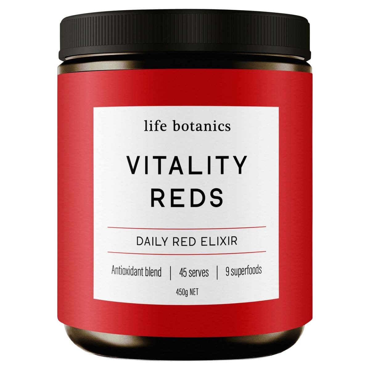 Life Botanics Vitality Reds Powder 450g