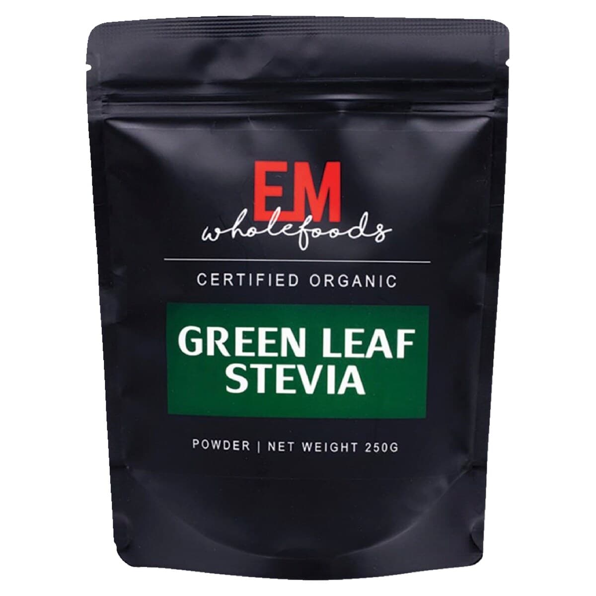 Em Wholefoods Green Leaf Stevia Powder Certified Organic 250G