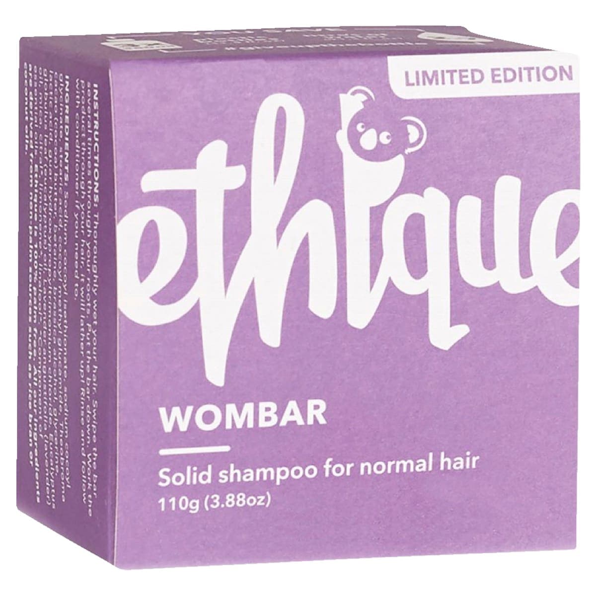 Ethique Wombar Solid Shampoo Bar For Normal Hair 110g