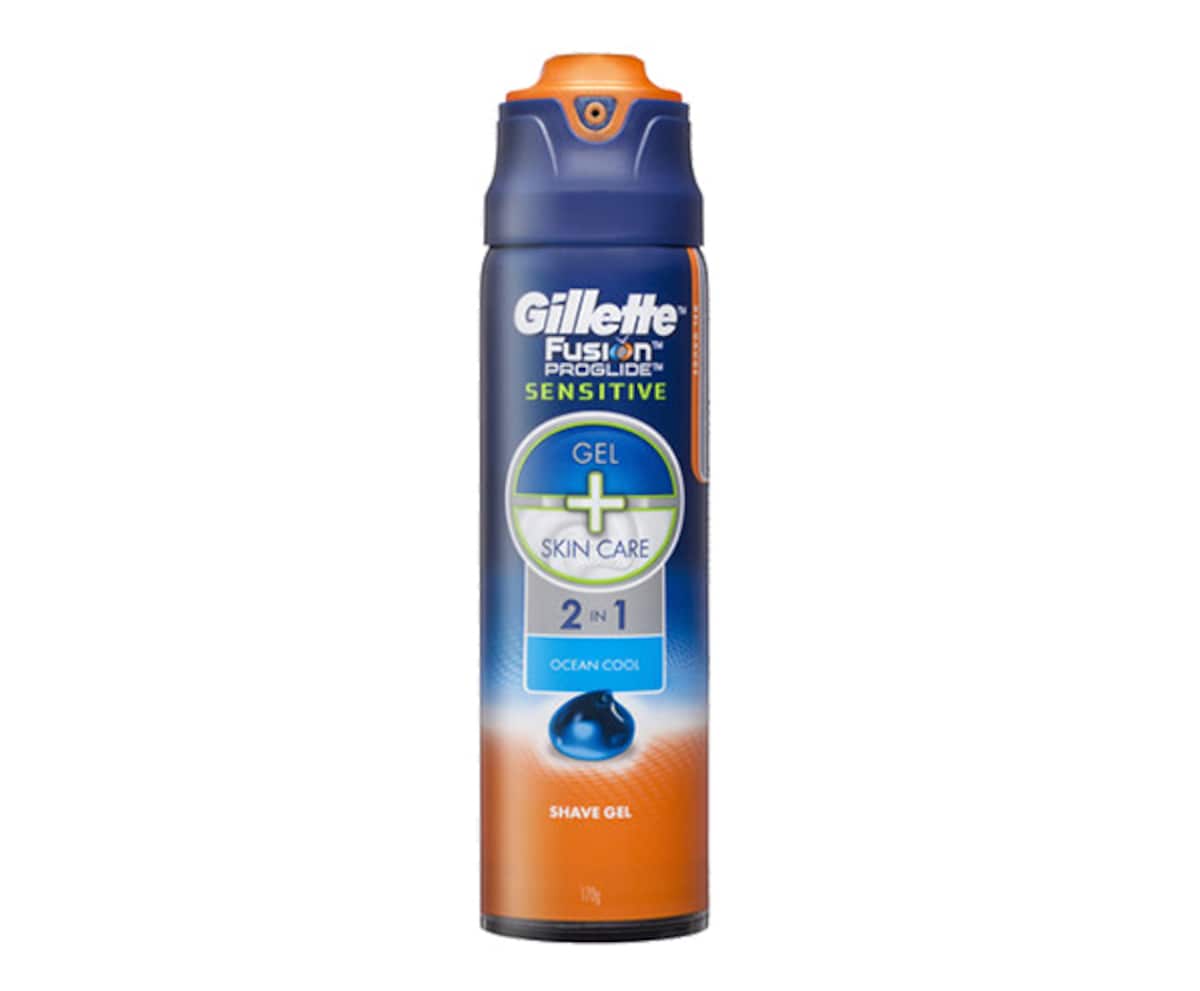 Gillette Fusion Proglide Sensitive Shave Gel Ocean Cool 170g