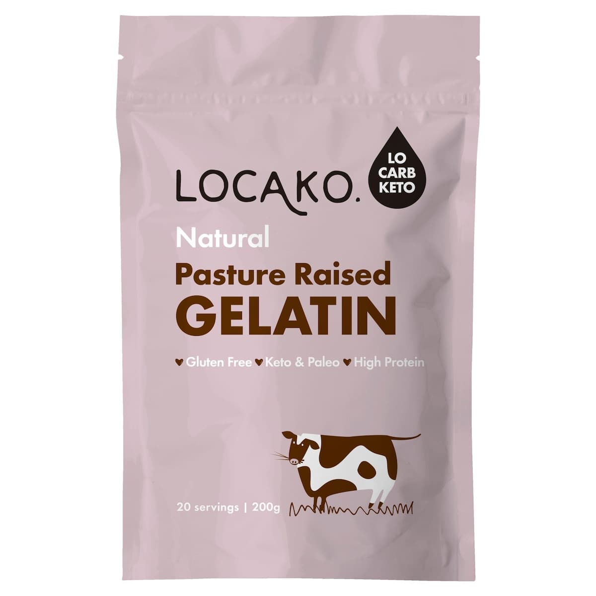 Locako Natural Gelatin 200G