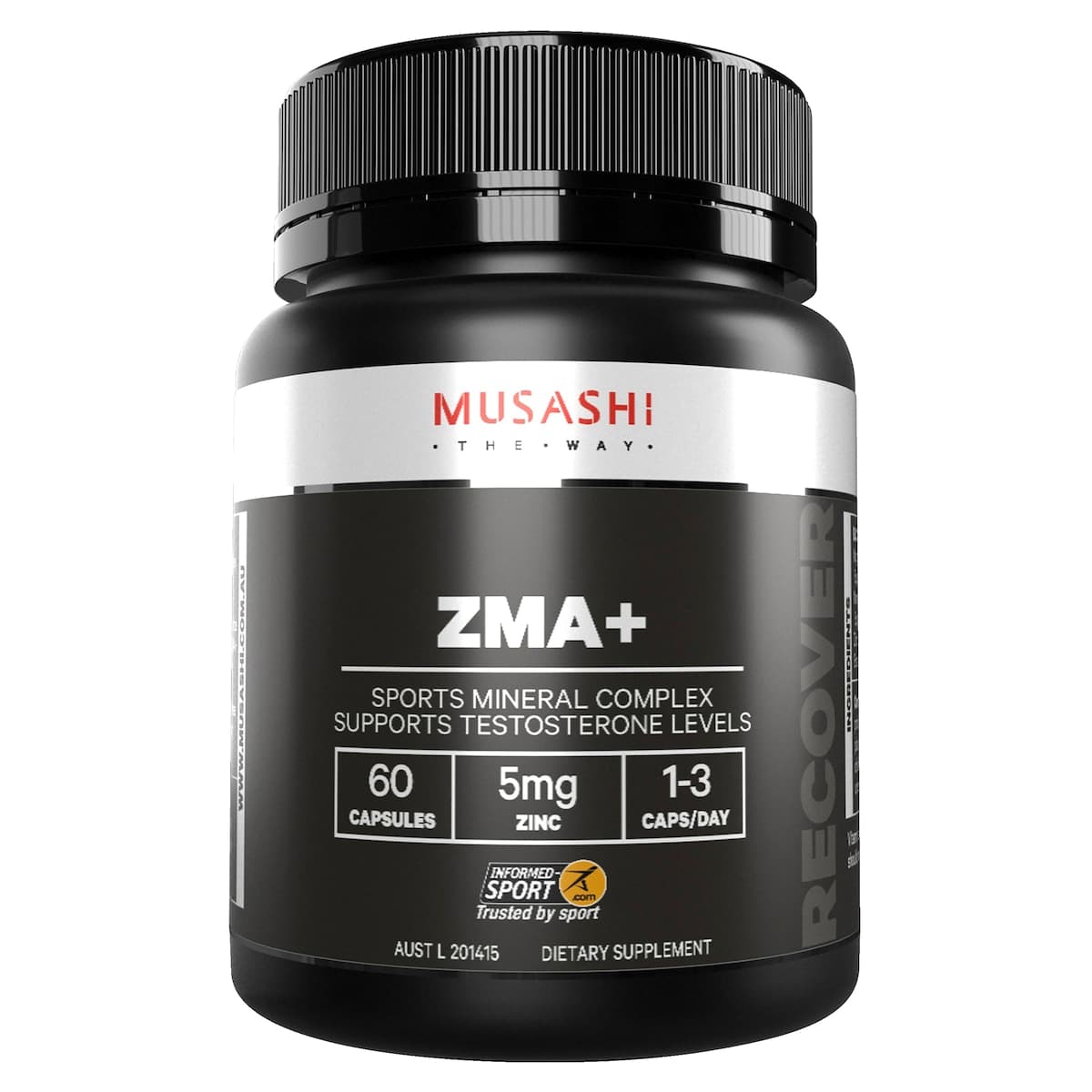 Musashi ZMA+ 60 Capsules