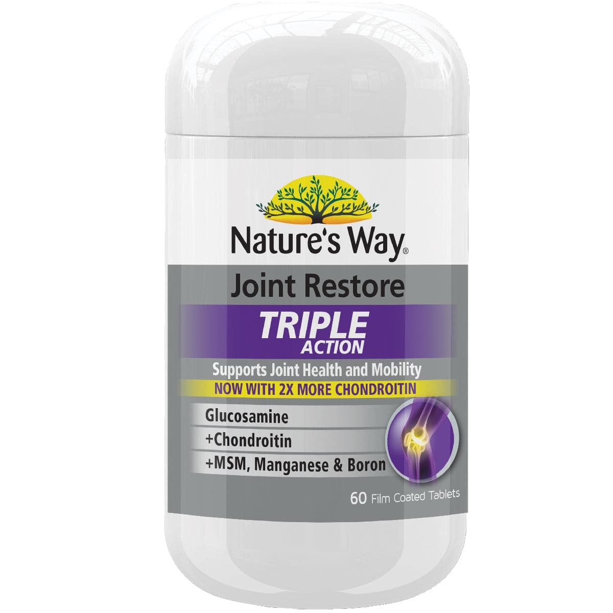 Nature's Way Joint Restore Glucosamine + Chondroitin 60 Tablets