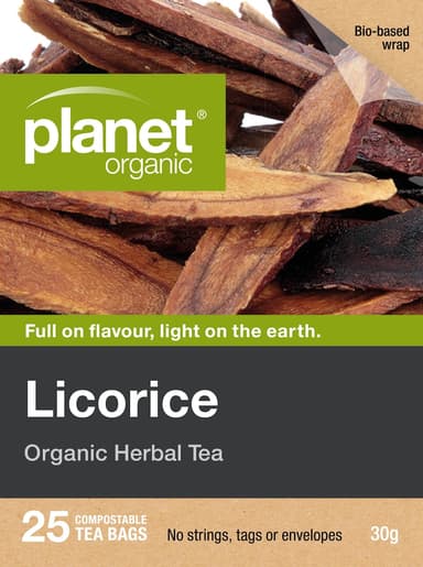 Planet Organic Licorice Tea 25 Tea Bags