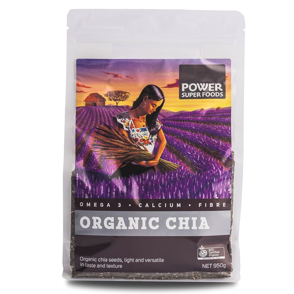 Power Super Foods Chia Seeds Organic 950g