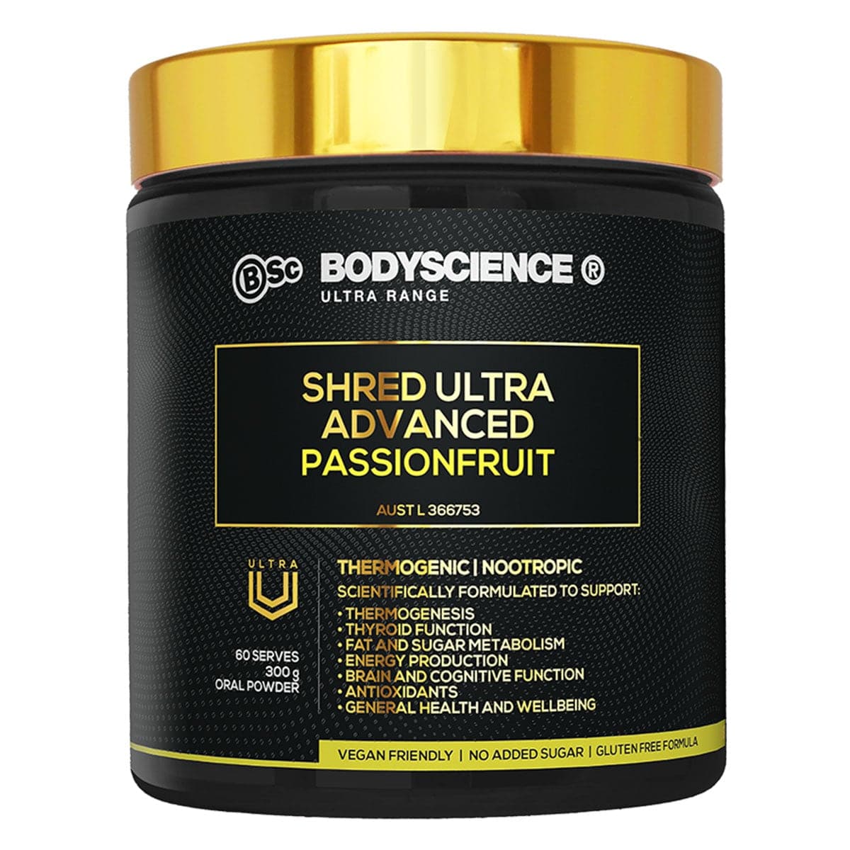 BSc Body Science Shred Ultra Advanced Passionfruit 300g