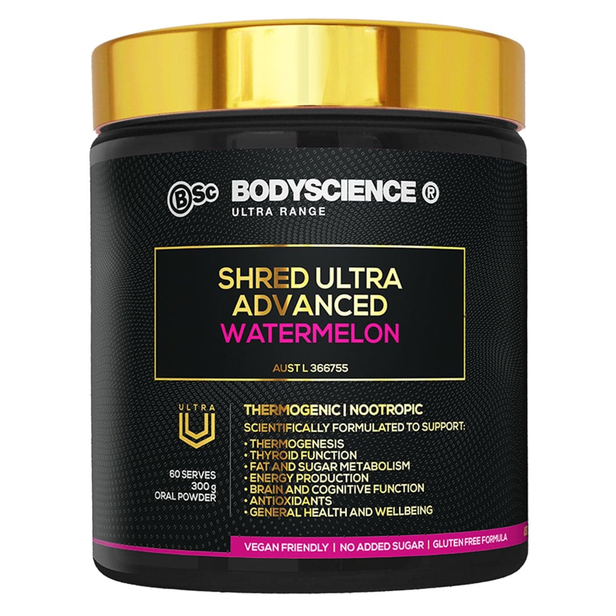 BSc Body Science Shred Ultra Advanced Watermelon 300g