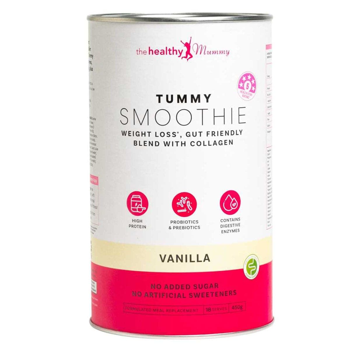 The Healthy Mummy Tummy Smoothie Vanilla 450g