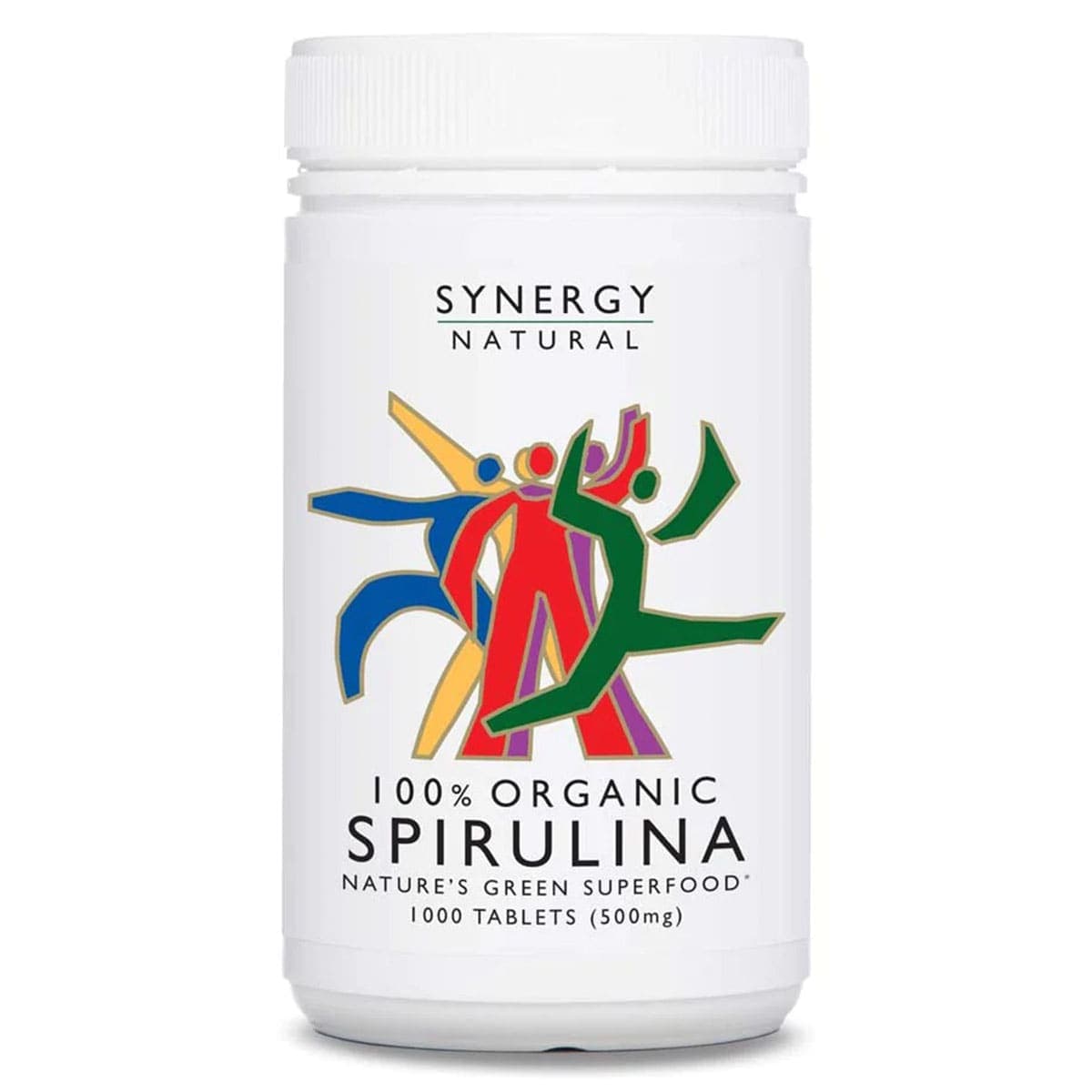 Synergy Natural Organic Spirulina 1000 Tablets