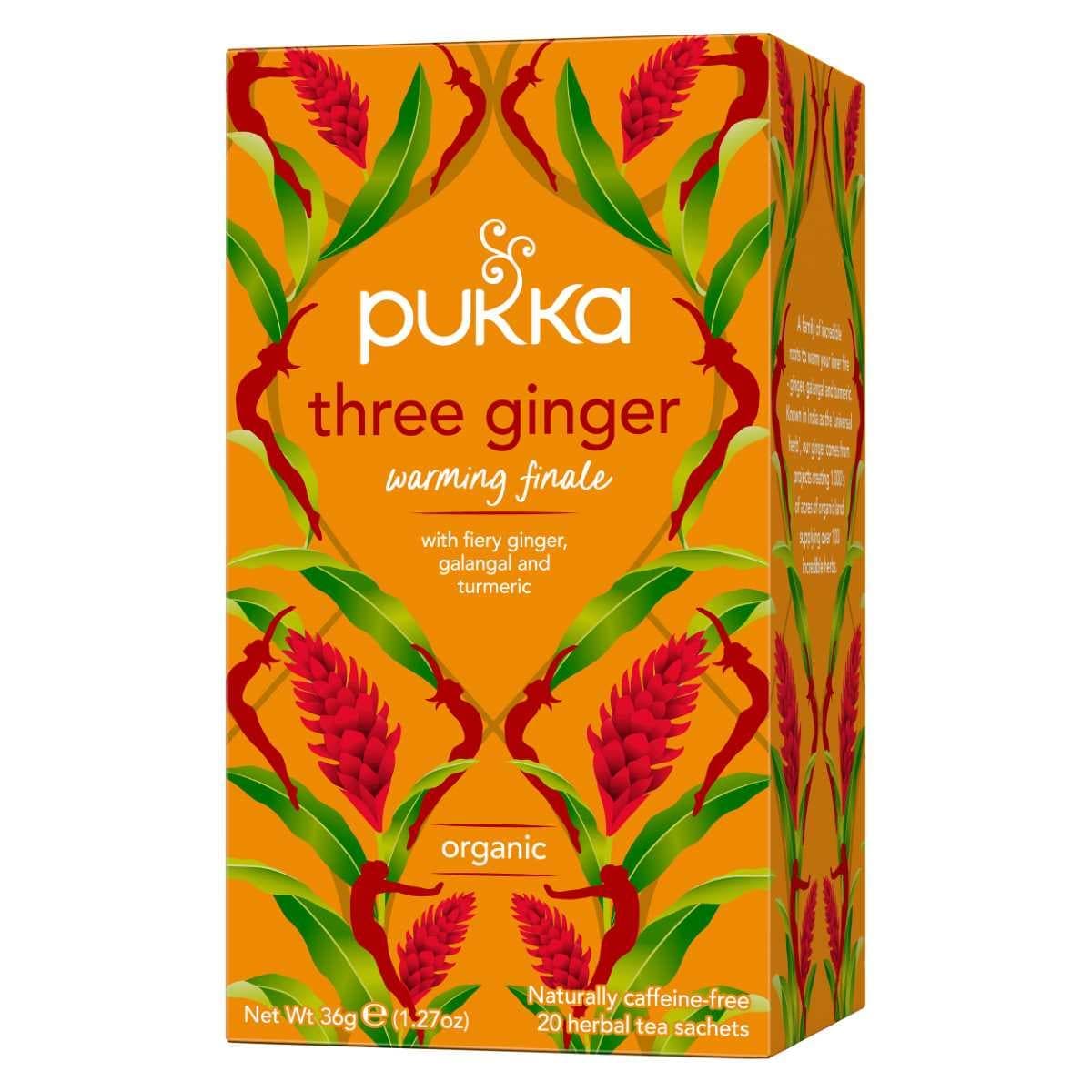 Pukka Three Ginger Tea Bags 20 Pack