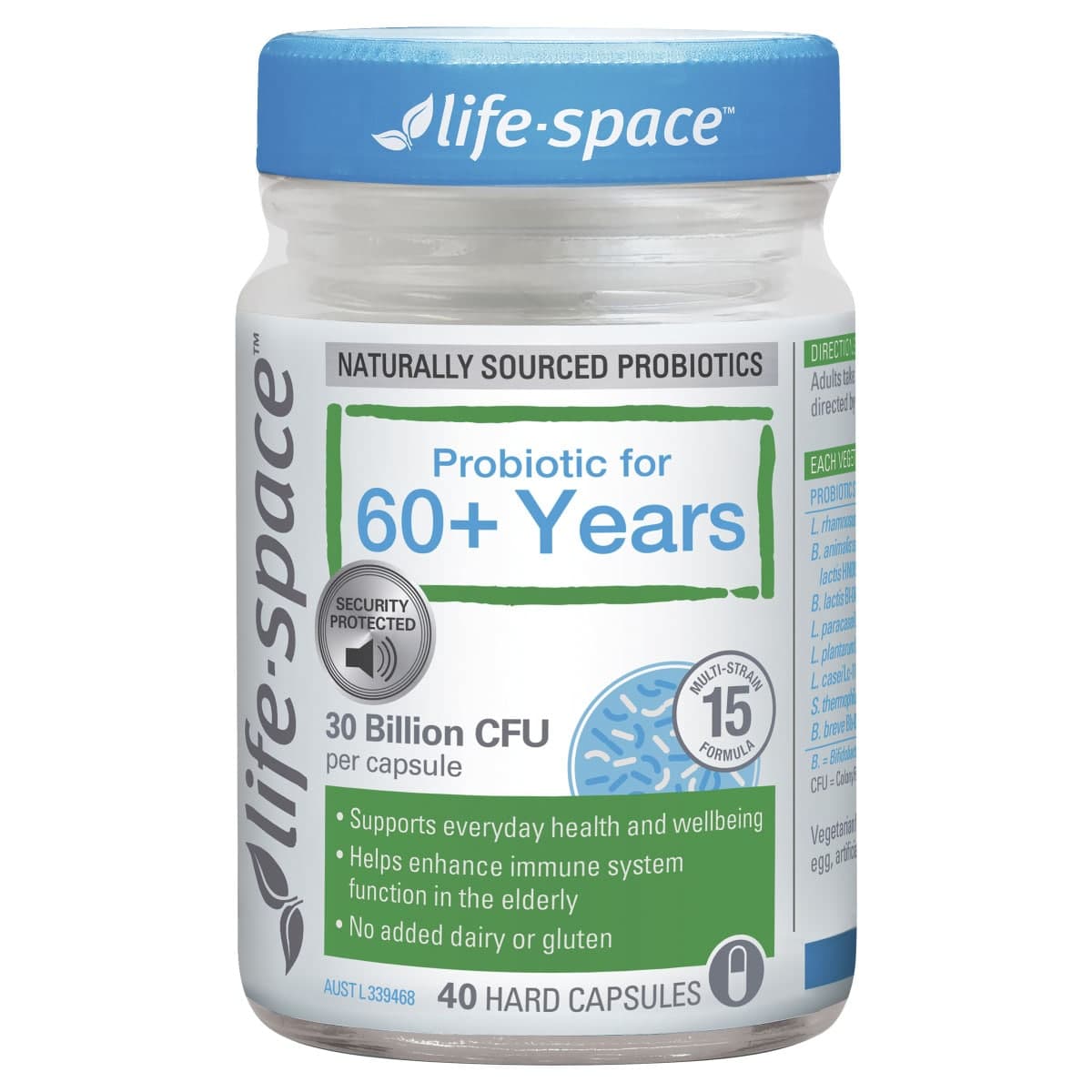 Life-Space Probiotic 60+ 40 Capsules