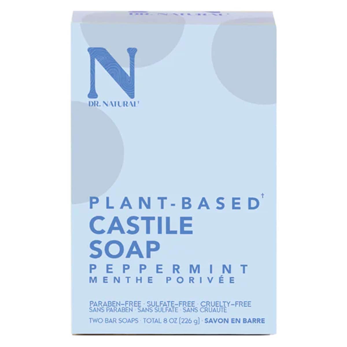 Dr. Natural Bar Soap Peppermint 2 Pack