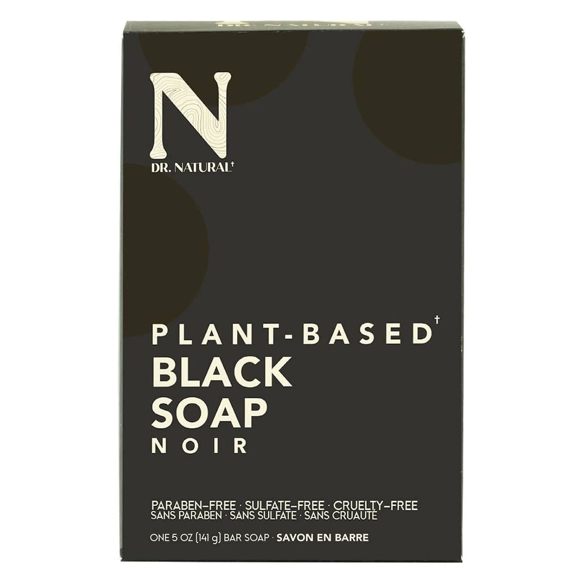 Dr. Natural Black Bar Soap 1 Pack